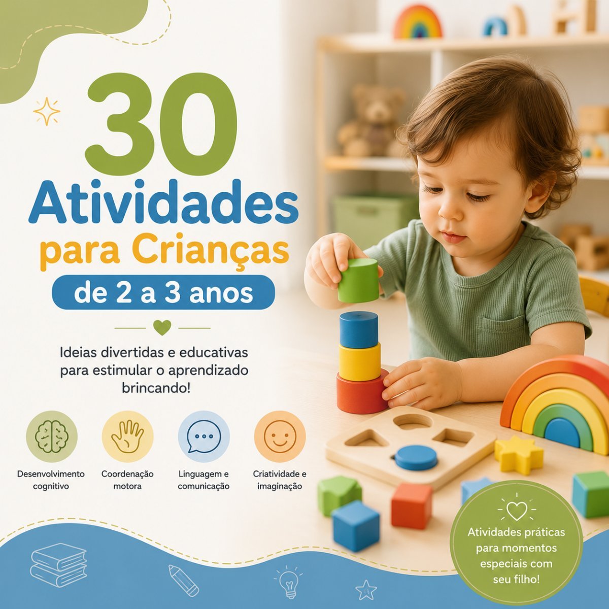 30 Atividades para Crianças de 2–3 anos